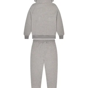DECODED SOLID CHENILLE HOODED TRACKSUIT - GREY-BLUE