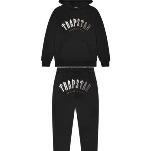 IRONGATE ARCH IT'S A SECRET HOODED GEL TRACKSUIT - BLACK-WHITE