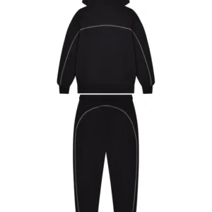 SHOOTERS ARCH PANEL HOODED TRACKSUIT - BLACK