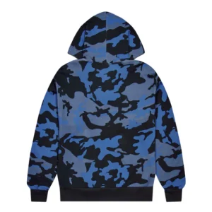 TS STAR CAMO HOODIE - BLUE