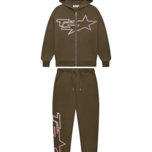 TS STAR TRACKSUIT - BROWN